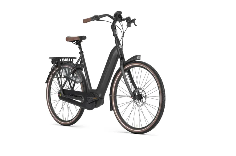 Gazelle Grenoble C8 HMB Step Thru Black -1